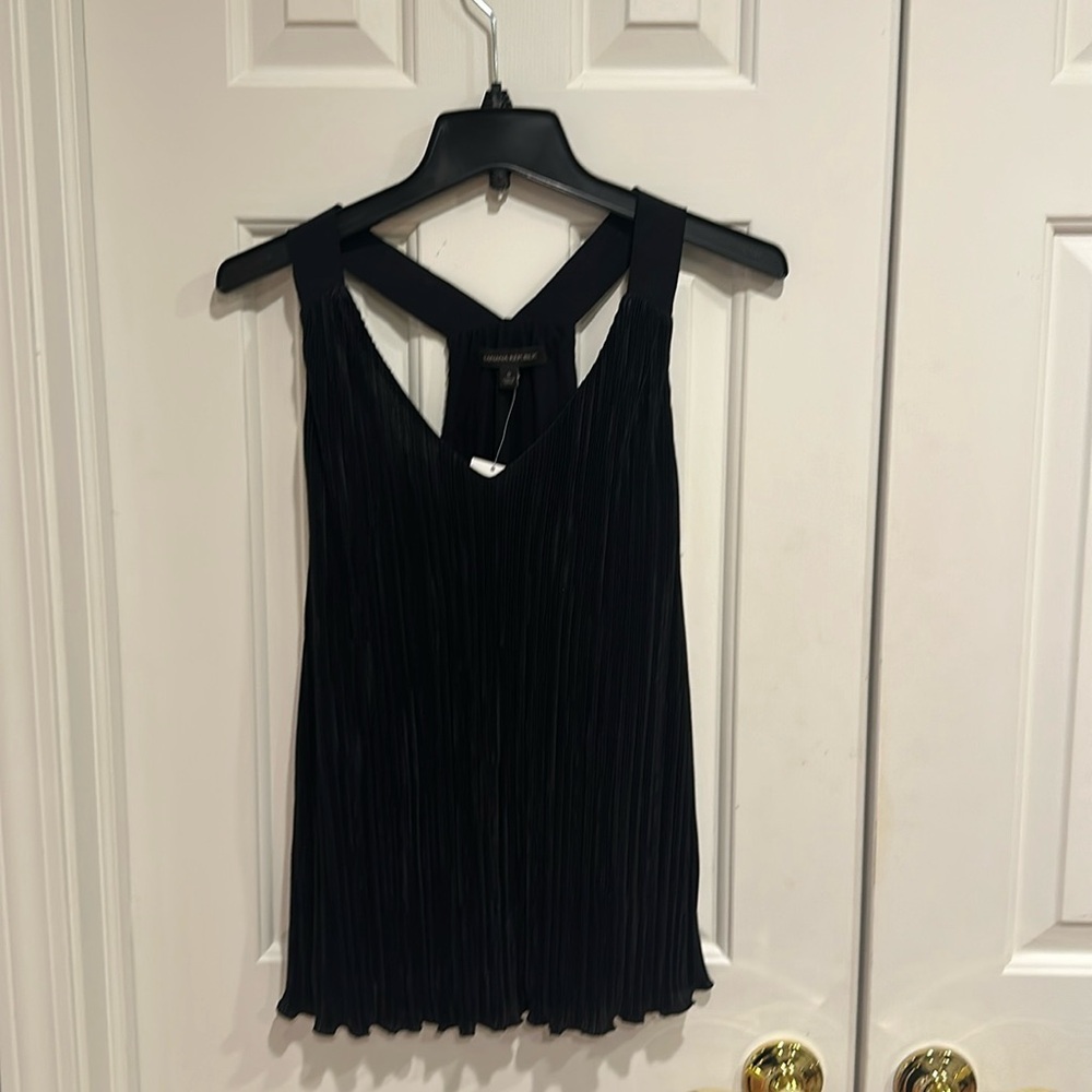 Women’s Banana Reublic sleeveless blouse dark blue size small